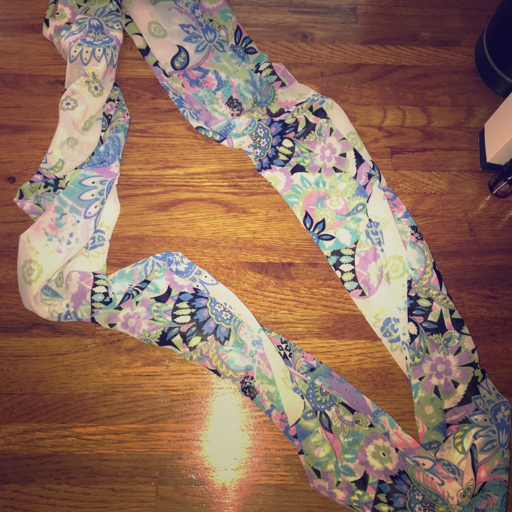 Chiffon infinity scarf